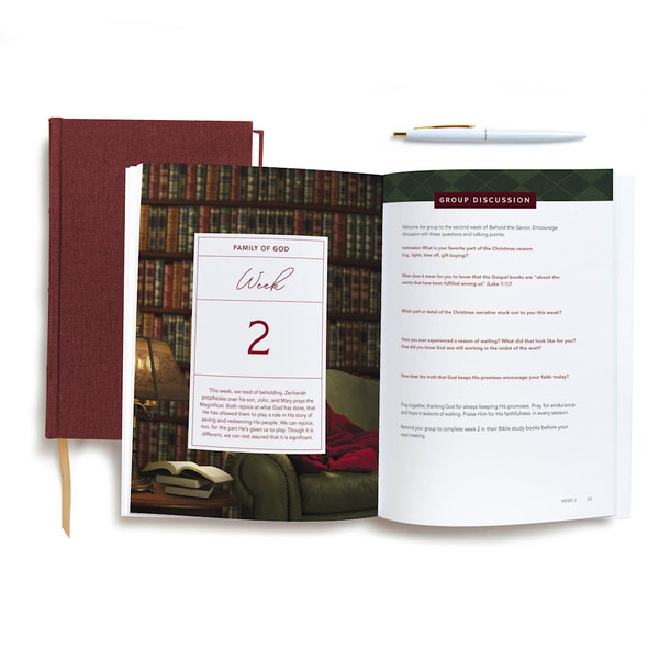 Behold the Savior - Advent Bible Study Book for Men: Treasuring the Story of Christmas