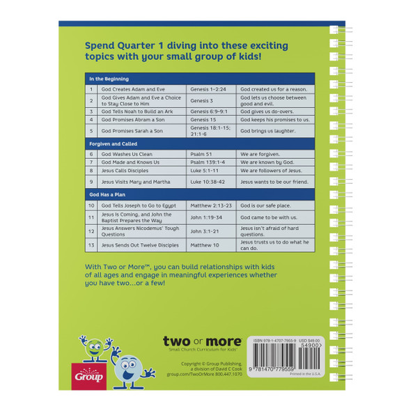 Two or More All Kids Together Leader Guide Print plus Digital - (Ages 3-12) - Quarter 1