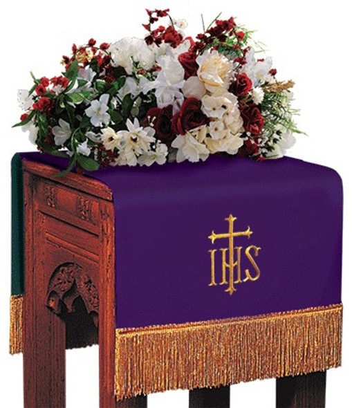 Flower Stand Cover Hunter/Purple w/ Symbols