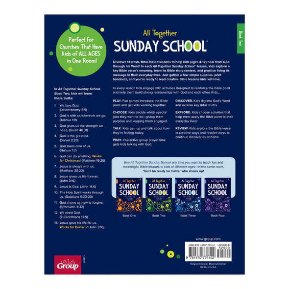 All Together Sunday School Series Set - Book 2 - (Ages 4-12) - by Group Publishing