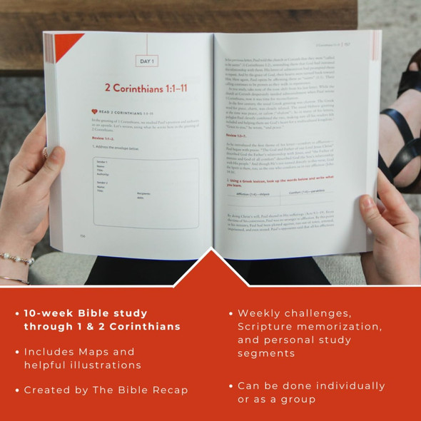 1 and 2 Corinthians: 10-Week Bible Study (Bible Recap Knowing God Series) - Bulk Case of 20