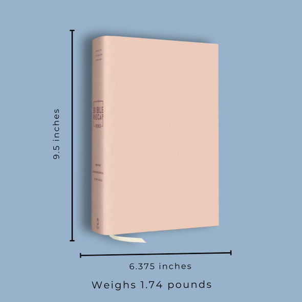 The Bible Recap 365-Day Chronological Study Bible (Imitation Leather, Pink) - Bulk Case of 8