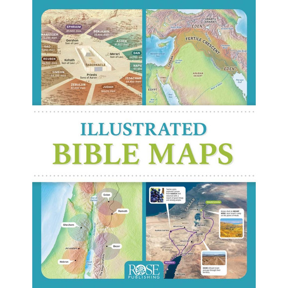 Illustrated Bible Maps - Bulk Case of 32
