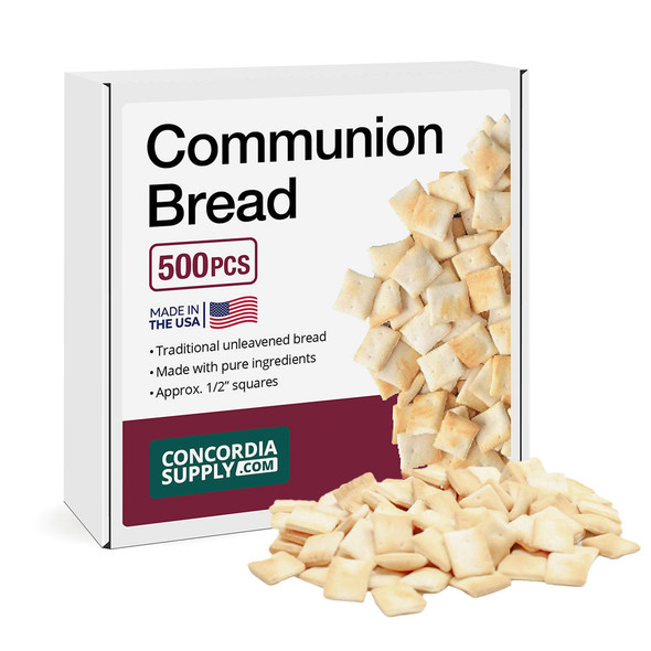 Unleavened Bread for Communion - 1/2" (500 Pieces) - Concordia Supply