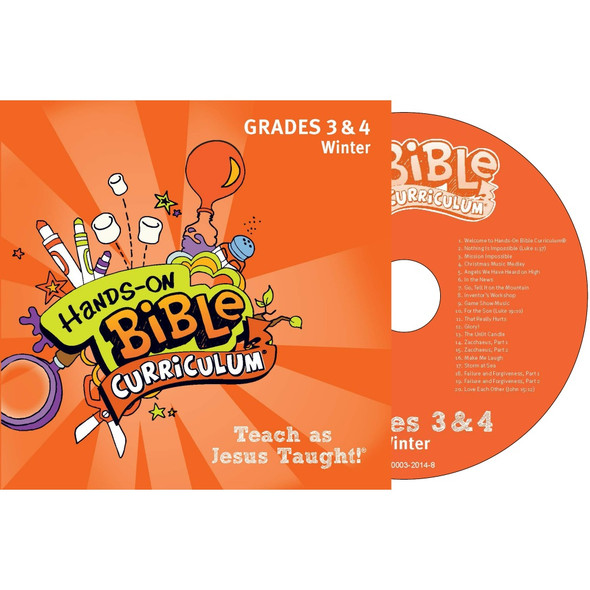 Winter 2025 Hands-On Bible Curriculum Grades 3&4 CD