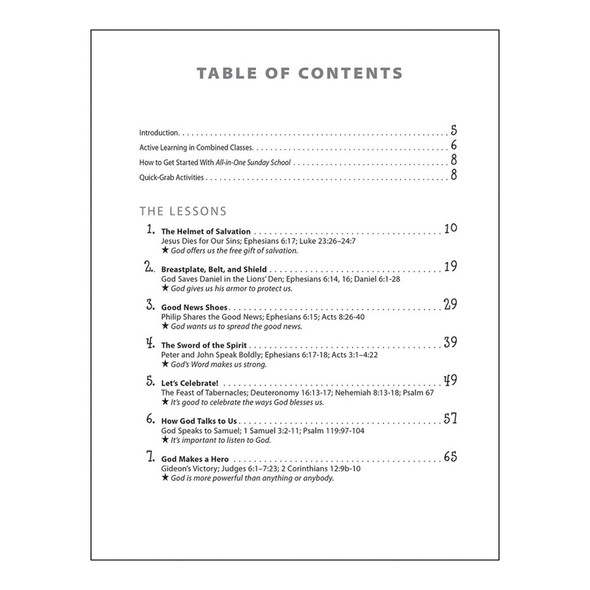 All-in-One Sunday School Volume 4 (Summer)