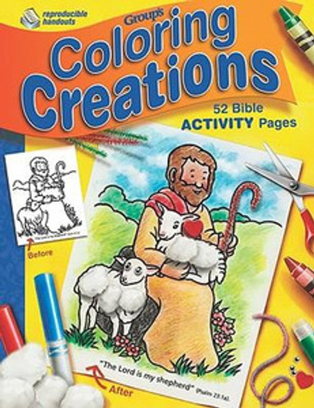 Coloring Creations: 52 Bible Activity Pages