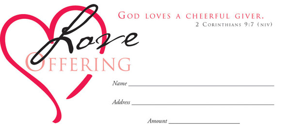 Offering Envelope - Love Offering (100)