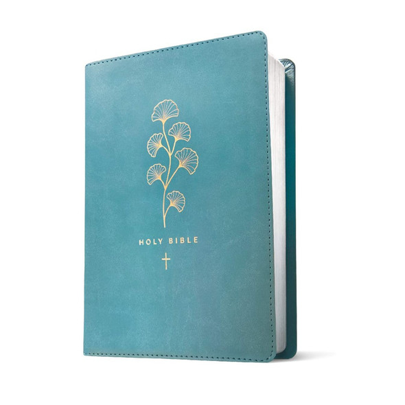 NLT Premium Gift Bible, Filament Enabled (Imitation Leather, Teal Cross)