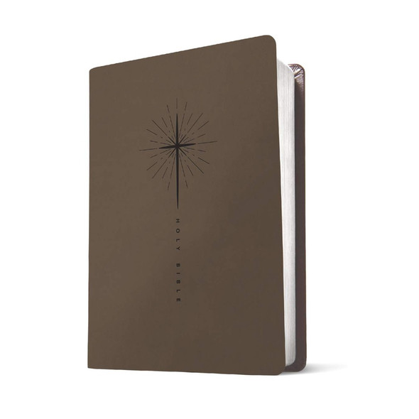 NLT Premium Gift Bible, Filament Enabled (Imitation Leather, Star Cross Taupe)