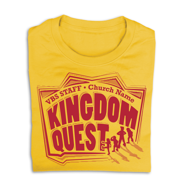 Easy Custom VBS T-Shirt - One Color Design - Kingdom Quest VBS - VKGD041
