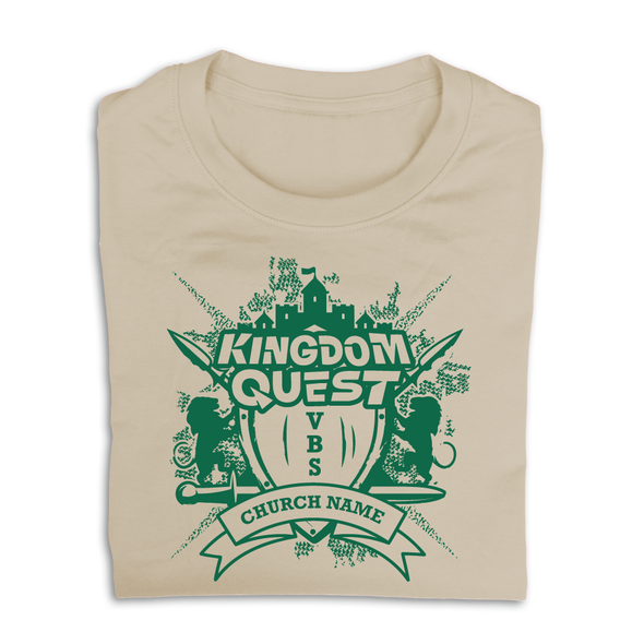 Easy Custom VBS T-Shirt - One Color Design - Kingdom Quest VBS - VKGD061