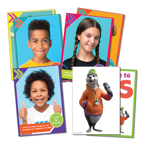 Decorating Poster Pack (Pack of 12) - 18' x 24' - Snowball Mountain Challenge VBS 2026 by Cokesbury