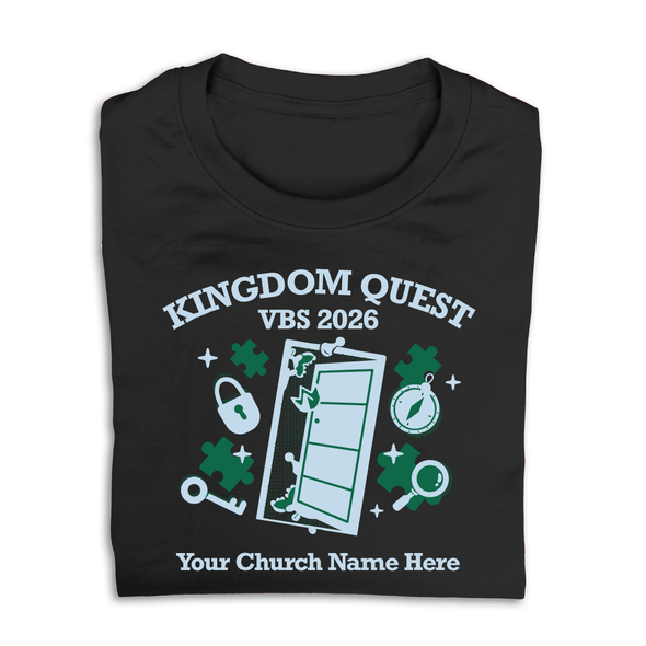 Easy Custom VBS T-Shirt - Two Color Design - Kingdom Quest VBS - VKGD030