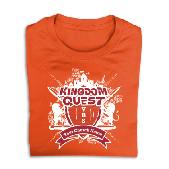 Easy Custom VBS T-Shirt - Two Color Design - Kingdom Quest VBS - VKGD060
