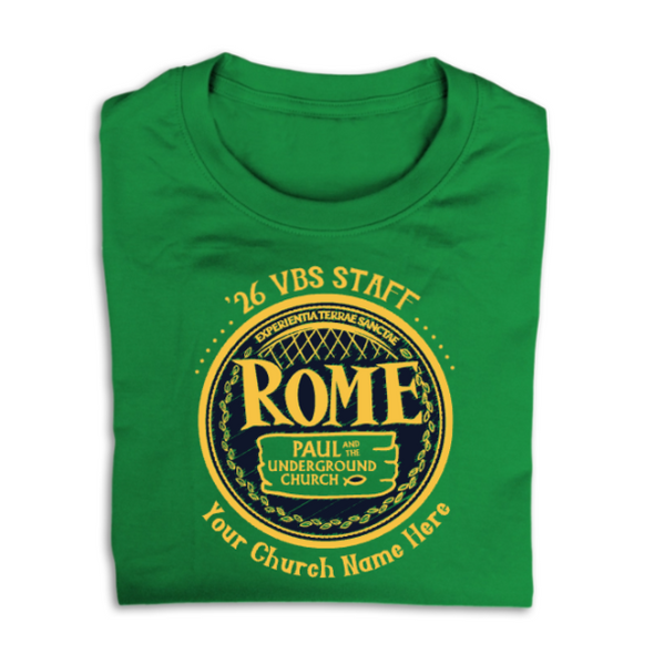 Easy Custom VBS T-Shirt - Two Color Design - Rome VBS - VROM010