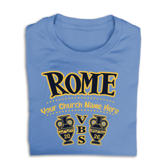 Easy Custom VBS T-Shirt - Two Color Design - Rome VBS - VROM020