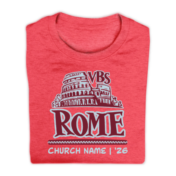 Easy Custom VBS T-Shirt - Two Color Design - Rome VBS - VROM030