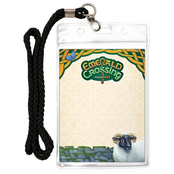 Name Tags (Pack of 10 sheets, 60 tags total) - Emerald Crossing VBS 2026 by Answers