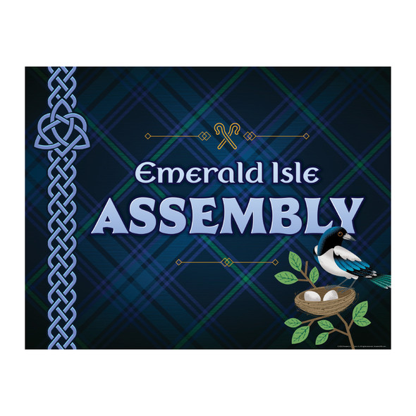 Assembly Sign - 22in x 17 in - Emerald Crossing VBS 2026 by Answers