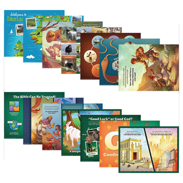 Pre-Primary and Toddler Teaching Posters (Pack of 14) - Emerald Crossing VBS 2026 by Answers