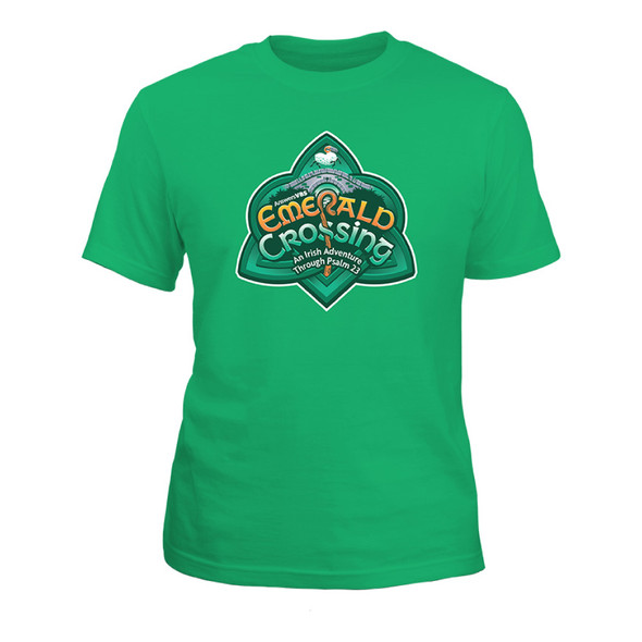 Green T-shirt A-4X - Emerald Crossing VBS 2026 by Answers