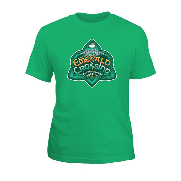Green T-shirt Y-XS - Emerald Crossing VBS 2026 by Answers
