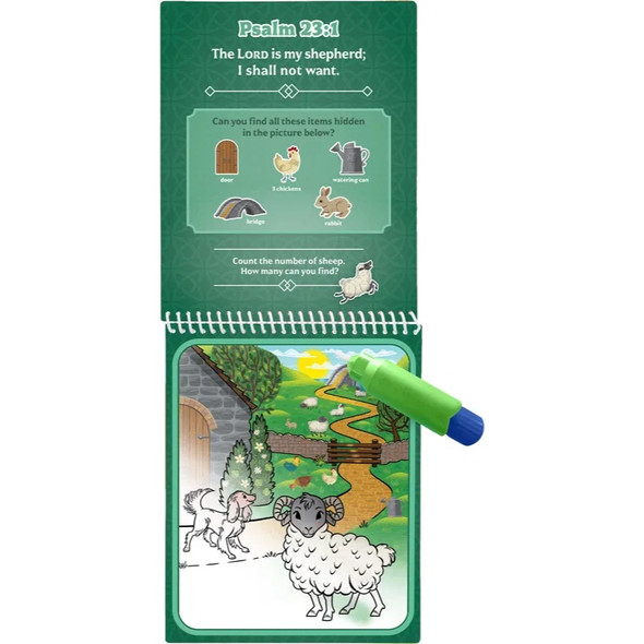 Water Reveal Book Pre-Primary/Toddler KJV - Emerald Crossing VBS 2026 by Answers in Genesis