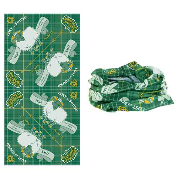 Tubular Bandana Green (Pack of 10) - Emerald Crossing VBS 2026 by Answers