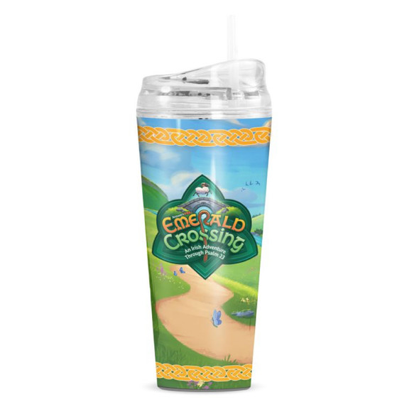 Emerald Crossing Theme Tumbler - Emerald Crossing VBS 2026 by Answers