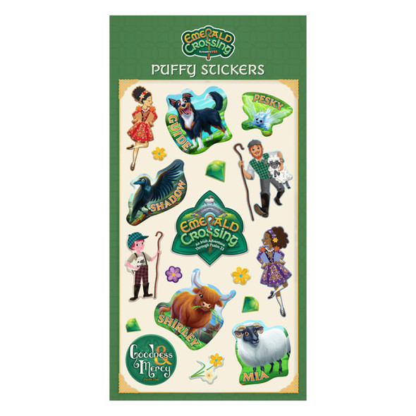 Puffy Stickers - Emerald Crossing VBS 2026 by Answers