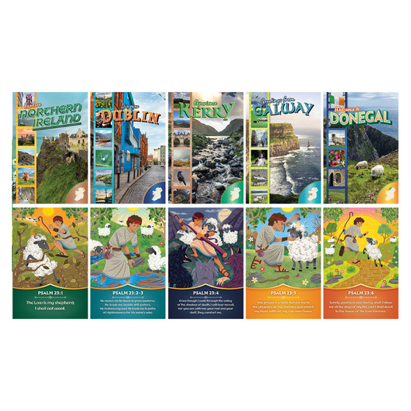 Emerald Isle and Life of David Scene Setters - Emerald Crossing VBS 2026 by Answers in Genesis