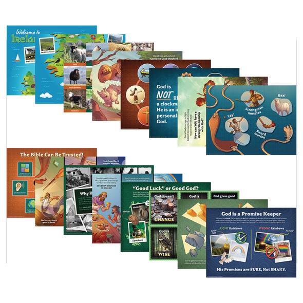 Junior and Primary Teaching posters (Pack of 16) - Emerald Crossing VBS 2026 by Answers