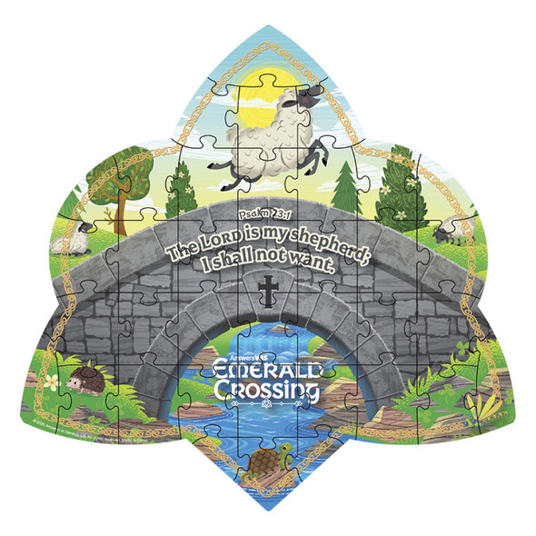 Magnet Puzzle (6.5 x 9-inches) - 42 pieces - For Ages 6 to 12 - Emerald Crossing VBS 2026 by Answers