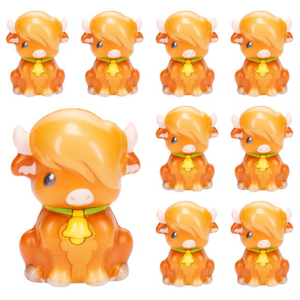 Highland Cow Foam Toy (Pack of 10) - Emerald Crossing VBS 2026 by Answers