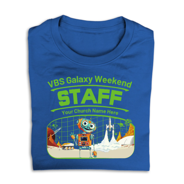 Easy Custom VBS T-Shirt - Full Color Design - Galaxy Weekend VBS - VGALFC03