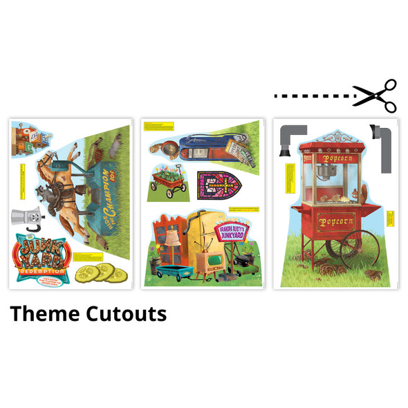 Theme Cutouts - 6 Graphics - Junkyard Redemption VBS 2026 by RBP