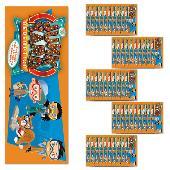 Gospel Bookmarks - Pack of 50 - Junkyard Redemption VBS 2026 by RBP