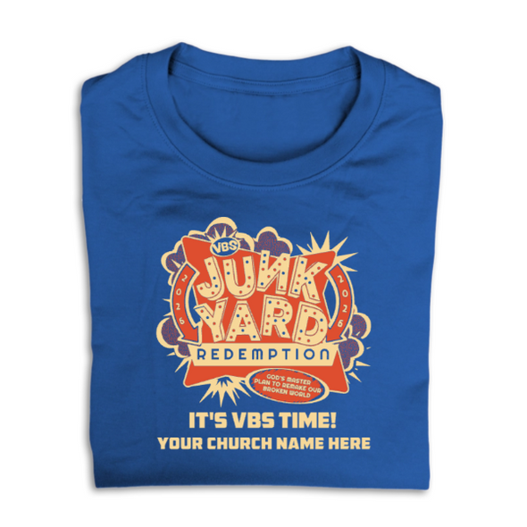 Easy Custom VBS T-Shirt - Two Color Design - Junkyard Redemption VBS - VJYR010