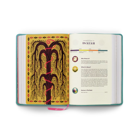 ESV The Biggest Story Holy Bible for Kids (TruTone, Teal, Waterfall Design) - Bulk Case of 8
