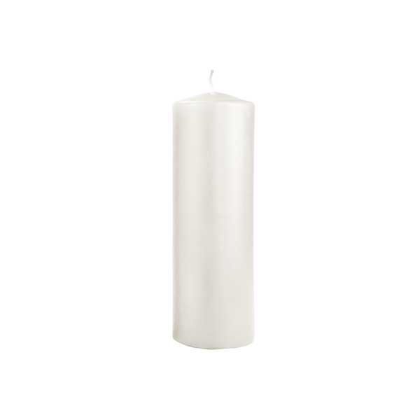 9" x 3" White Pillar Candle