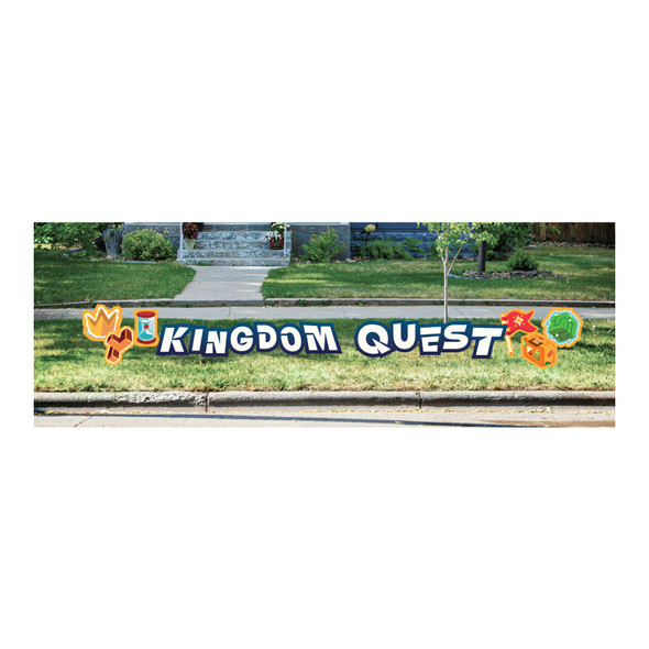 Yard Sign Set - Kingdom Quest VBS 2026 by Orange
