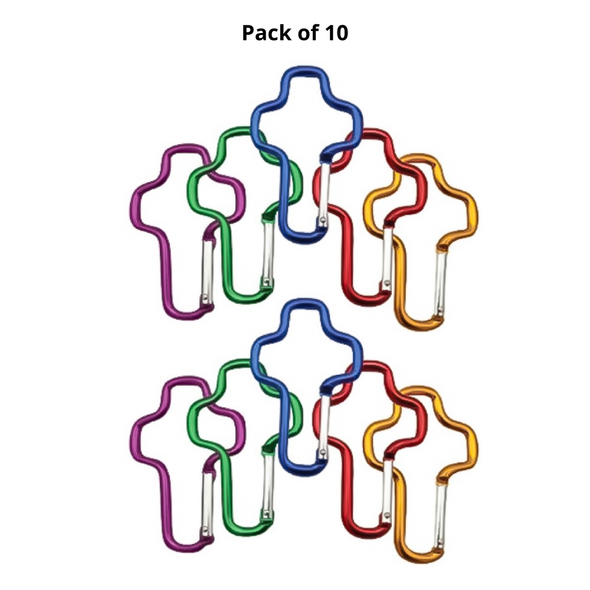 Cross Carabiner (Pack of 10) - Tropical Trek VBS 2026 by CPH