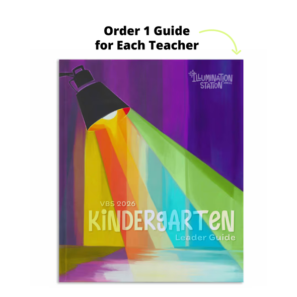 Kindergarten Leader Guide - Illumination Station VBS 2026 by Lifeway
