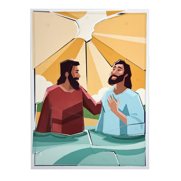 Baptism Sticker Scene Craft Pack - Day 2 Craft - Illumination Station VBS 2026 by Lifeway