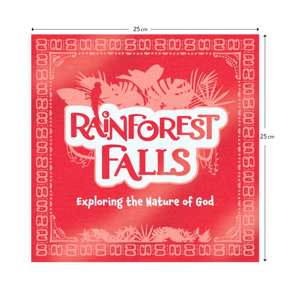 Banduras Macaw Red (Pack of 6) - Use for Crew Identification - 9.5" x 9.5" - Rainforest Falls VBS 2026 by Group
