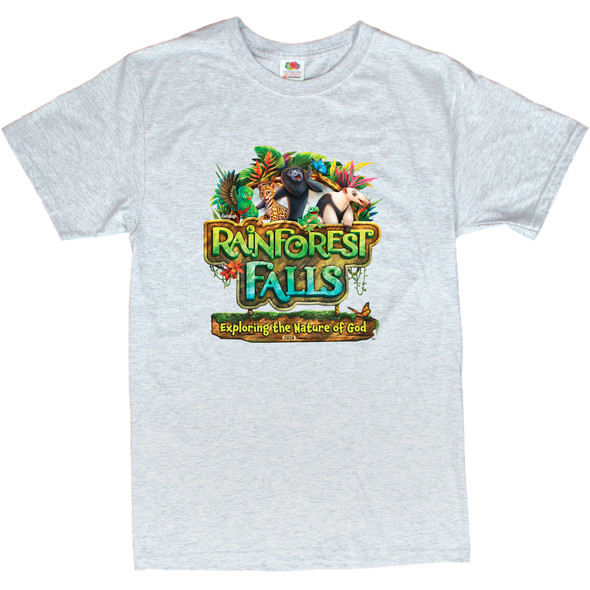 Theme T-shirt, Adult XL (46-48) - Rainforest Falls VBS 2026 by