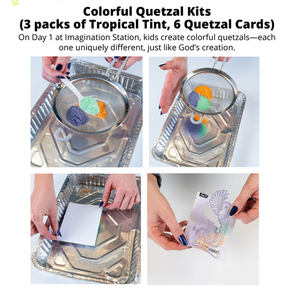 Colorful Quetzal Kit - Day 1 Imagination Station - Enough for 1 Crew (5 kids + 1 leader) Rainforest Falls VBS 2026 by Group