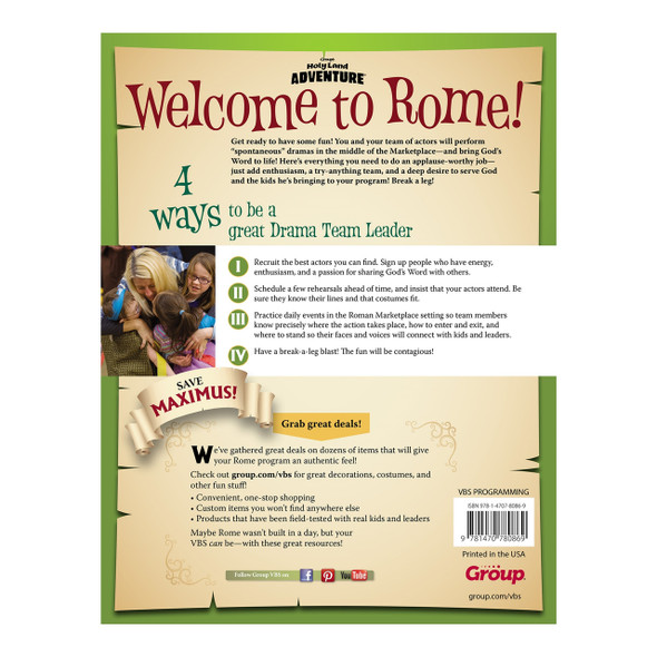 Drama Team Leader Manual - Rome VBS 2026 by Group
