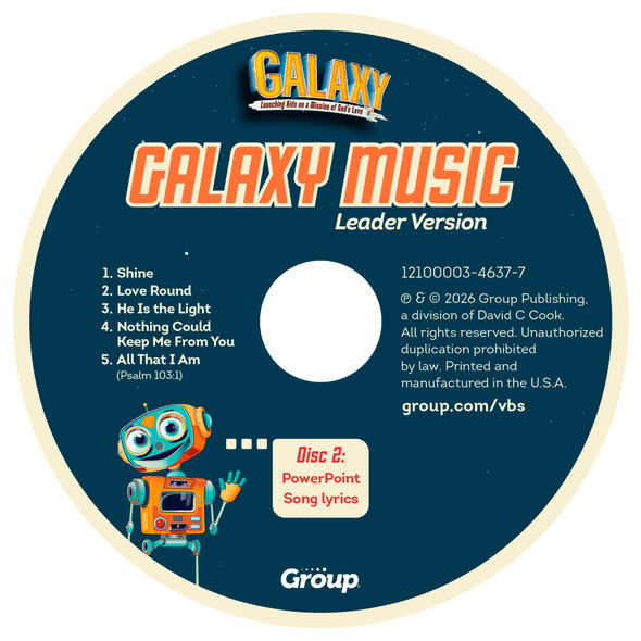Galaxy Music & More - Leader Version 2-CD Set - Galaxy Weekend VBS 2026 by Group